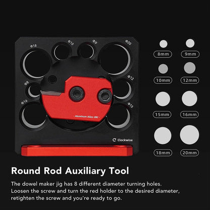 Justerbar dyvelmakerjigg