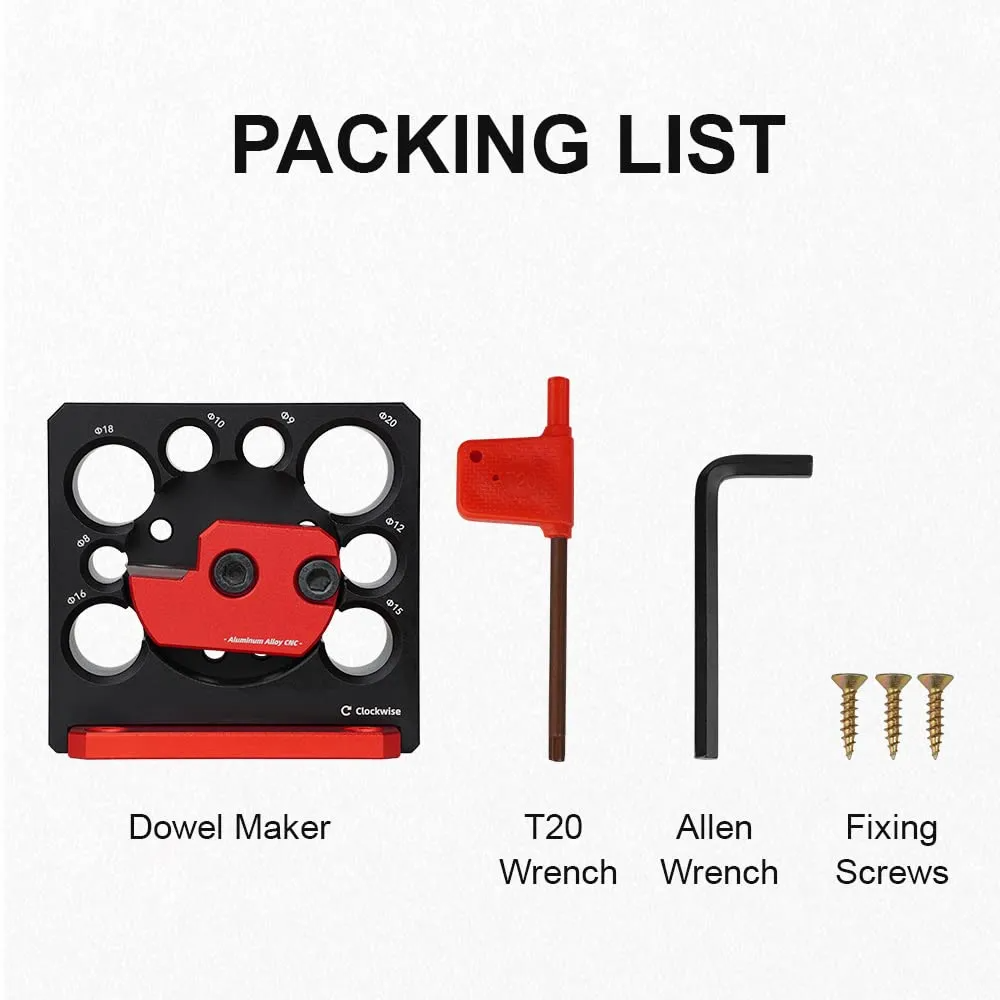 Justerbar dyvelmakerjigg