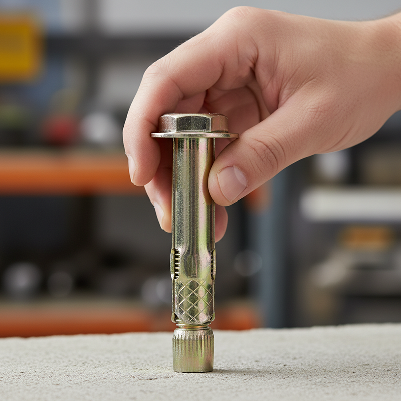 Ekspansjonsanker med hylse og sekskanthode