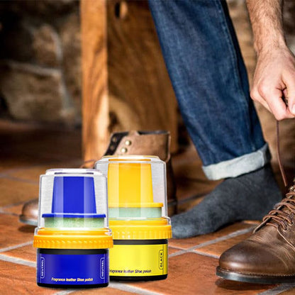 Duftende skokrem i lær