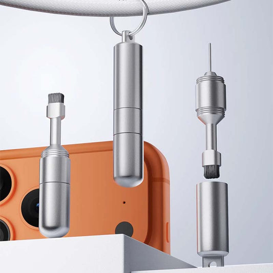 2-i-1-rengjøringsbørste for øretelefoner og SIM-utkasterpinne