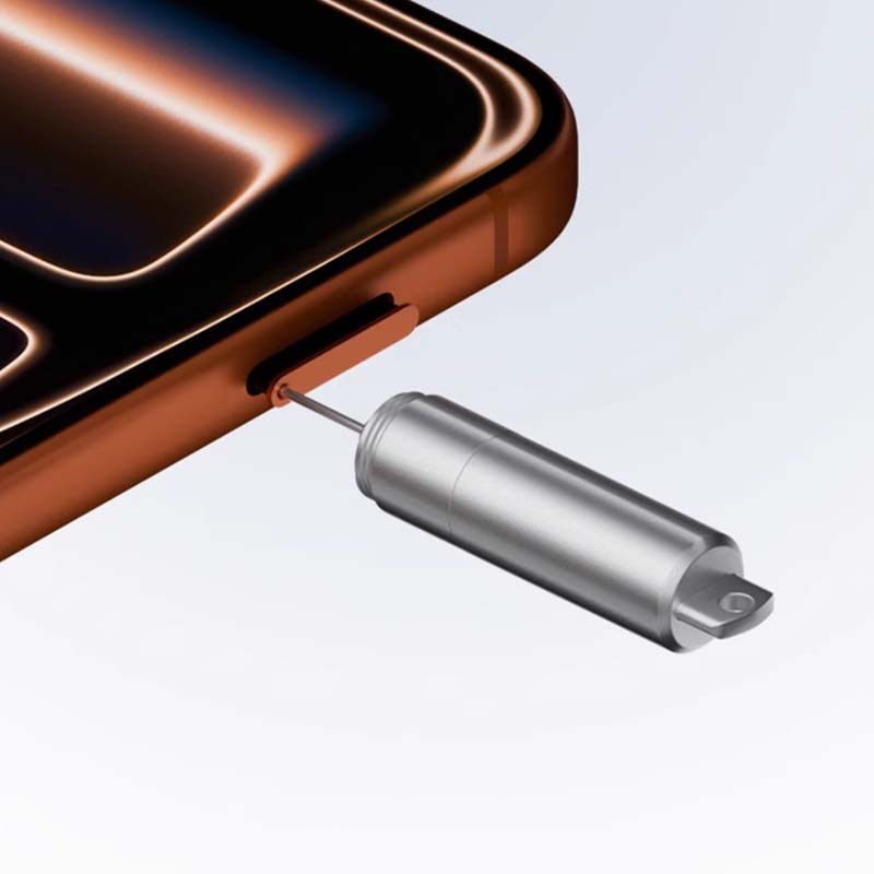 2-i-1-rengjøringsbørste for øretelefoner og SIM-utkasterpinne