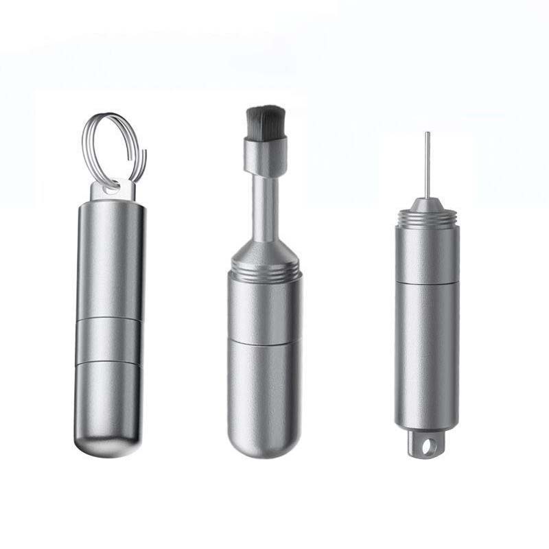 2-i-1-rengjøringsbørste for øretelefoner og SIM-utkasterpinne