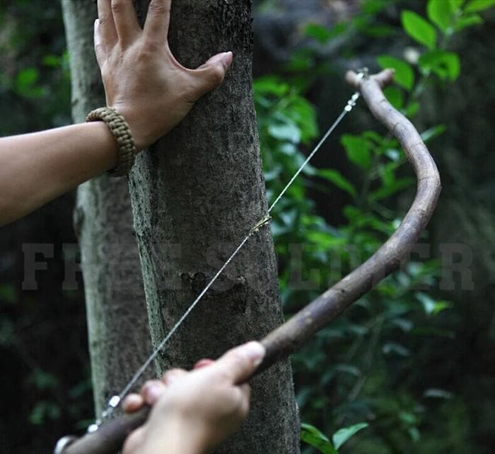 🔥 KJØP 2 FÅ 1 GRATIS! ⚡ Overlevelsesutstyr Rustfritt stålvaiersag – Lett, slitesterk og allsidig for utendørs bruk 🔥