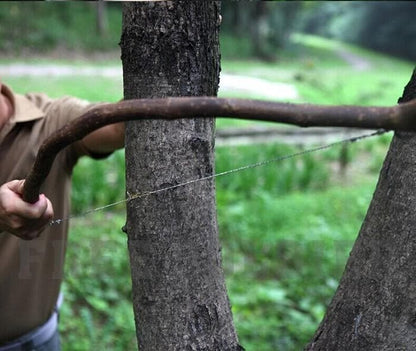 🔥 KJØP 2 FÅ 1 GRATIS! ⚡ Overlevelsesutstyr Rustfritt stålvaiersag – Lett, slitesterk og allsidig for utendørs bruk 🔥