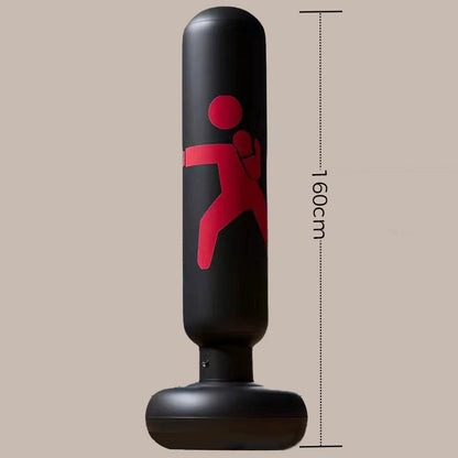Oppblåsbar boksetumbler for barn