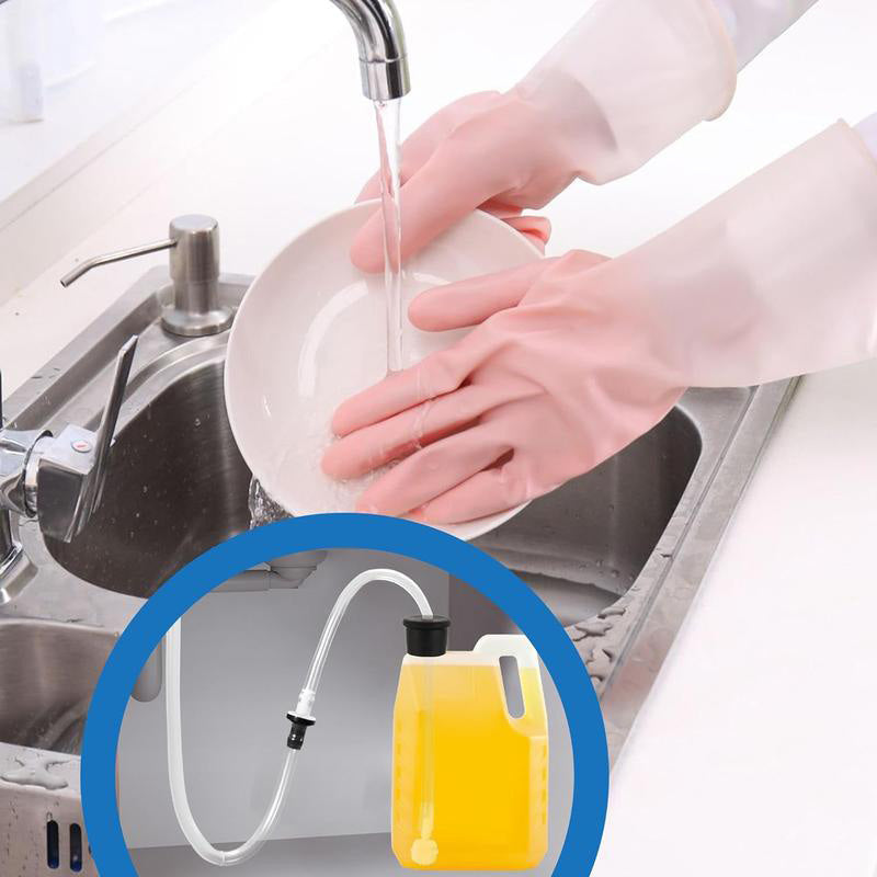 🎉50 % RABATT!! 🧼 Såpedispenser til kjøkkenvask – Slutt på å krype under vasken – Pump rett fra den store flasken ✨