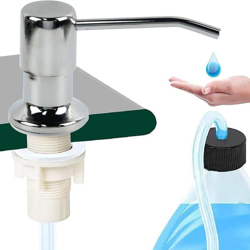 🎉50 % RABATT!! 🧼 Såpedispenser til kjøkkenvask – Slutt på å krype under vasken – Pump rett fra den store flasken ✨