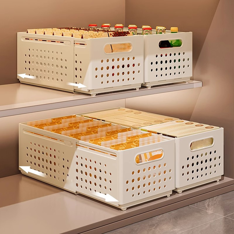 🗄️ 48 % RABATT NÅ! ✨ Uttrekkbar justerbar skuffeorganisator – Tilpassbar layout, solid materiale og enkel å rengjøre 🏠