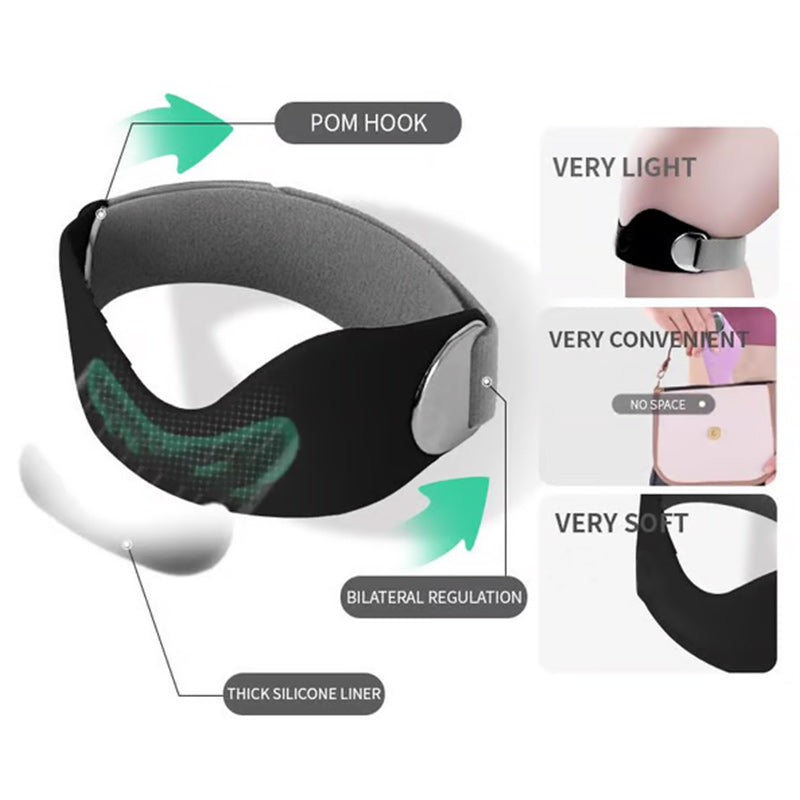 Silikonpatellabånd for lindring av knesmerter