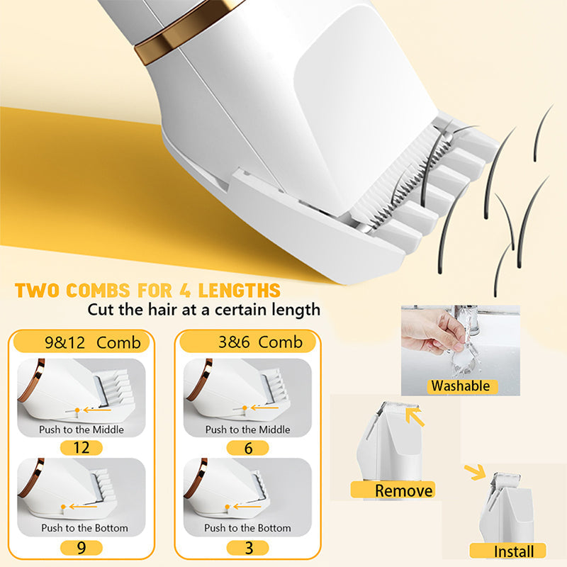 🎉Nyttårsgave 48 % RABATT!⚡3-i-1 trådløs kroppstrimmer for menn - Keramiske blader (trygt for sensitiv hud): Perfekt for daglig stell!