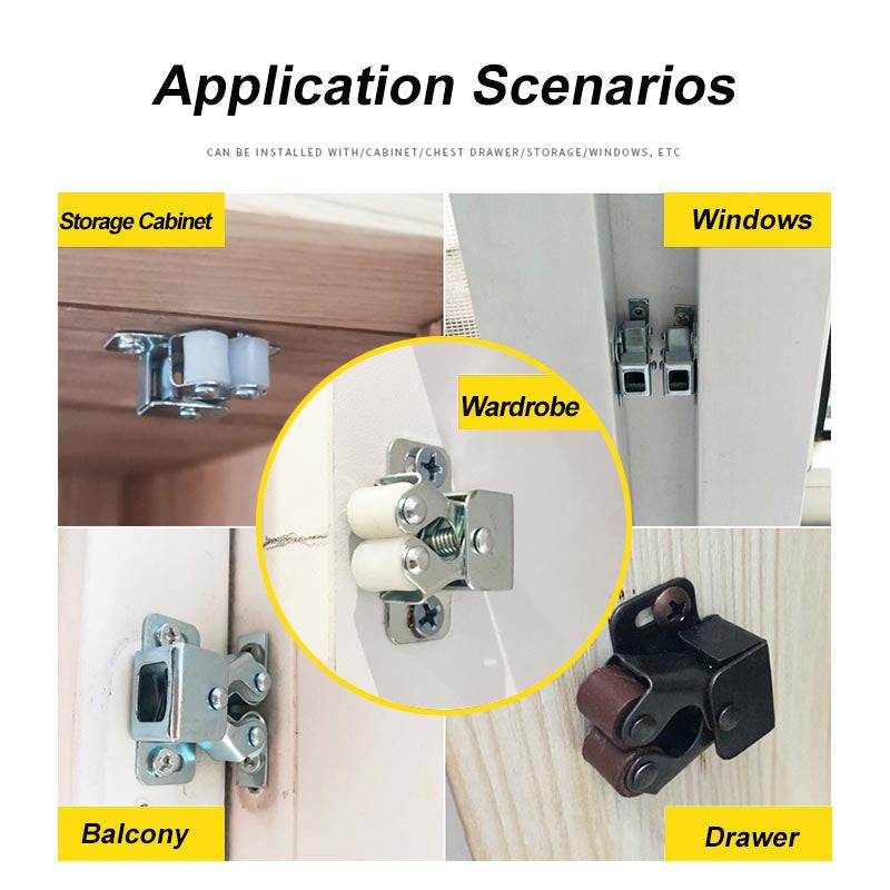 🔥Dagens begrensede tidsbegrensede 48 % rabatt🔥Klassiske skapdørtrykklåser i rustfritt stål