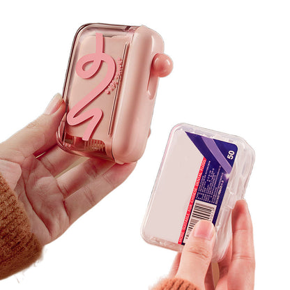 Automatisk popup-dispenser for tanntråd