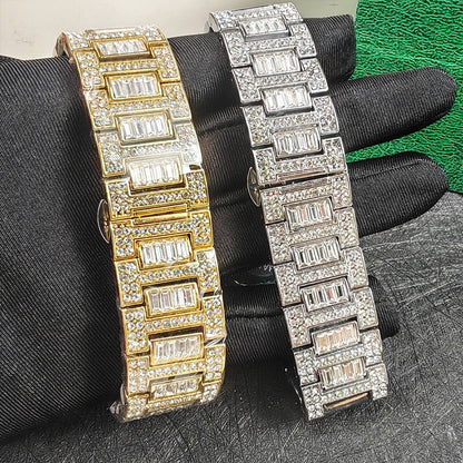 ✨Luksuriøs firkantet rhinestone-klokke – elegant glans for enhver anledning✨