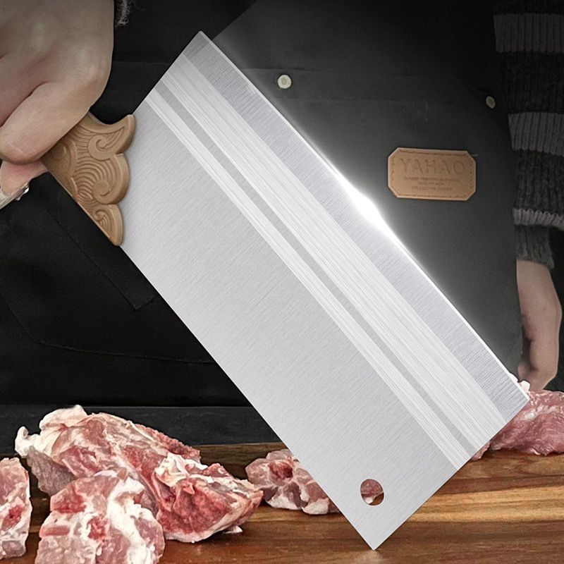 ✨ Smidd kokkekniv i høykarbonstål – Skarp, slitesterk, rustbestandig og allsidig for ethvert kjøkken! ✨