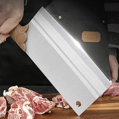 ✨ Smidd kokkekniv i høykarbonstål – Skarp, slitesterk, rustbestandig og allsidig for ethvert kjøkken! ✨