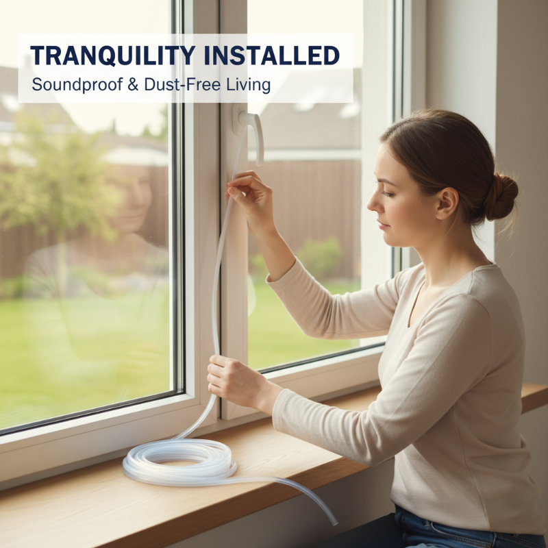 1M tetningslist for lydisolering og støvisolering