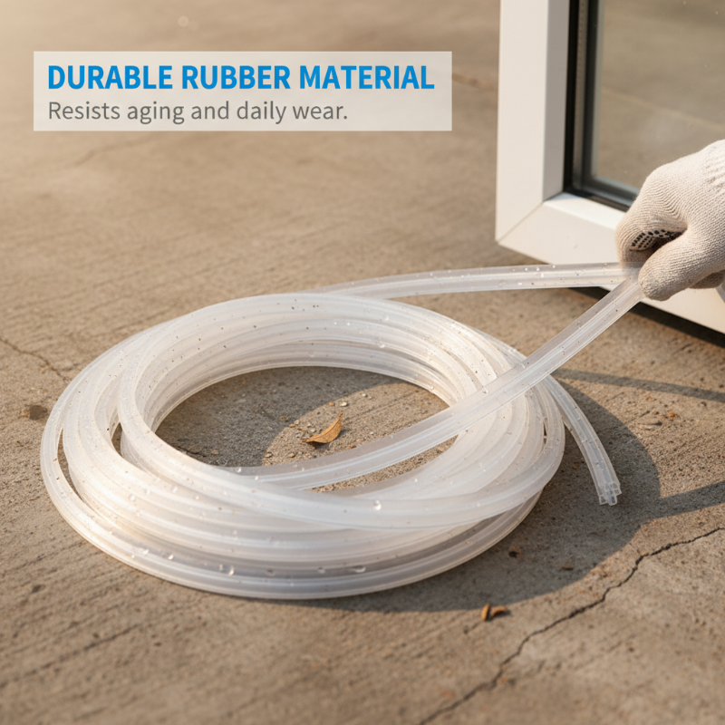 1M tetningslist for lydisolering og støvisolering