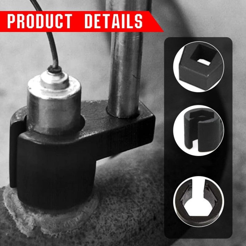 📢📢48 % RABATT!! ⏰O2-sensor med offset-hylse og gjengesøker til bil, 5 deler, sett🚗🔧