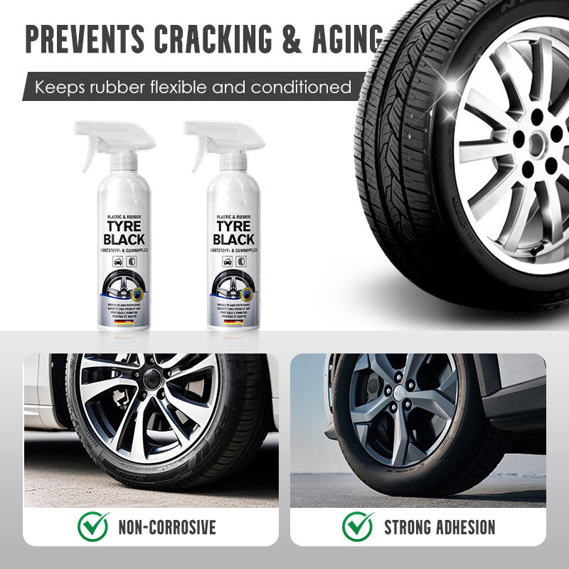 ✨Tire Shine & Protect Spray – Dyp glans, UV-beskyttelse og støvavvisende📦