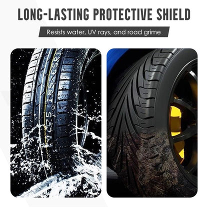 ✨Tire Shine & Protect Spray – Dyp glans, UV-beskyttelse og støvavvisende📦