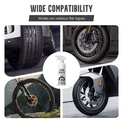✨Tire Shine & Protect Spray – Dyp glans, UV-beskyttelse og støvavvisende📦