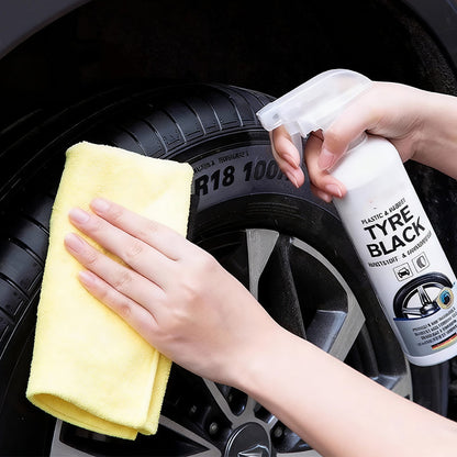 ✨Tire Shine & Protect Spray – Dyp glans, UV-beskyttelse og støvavvisende📦