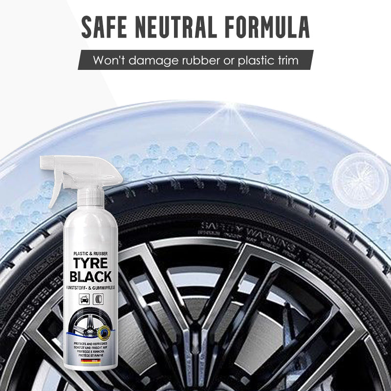 ✨Tire Shine & Protect Spray – Dyp glans, UV-beskyttelse og støvavvisende📦
