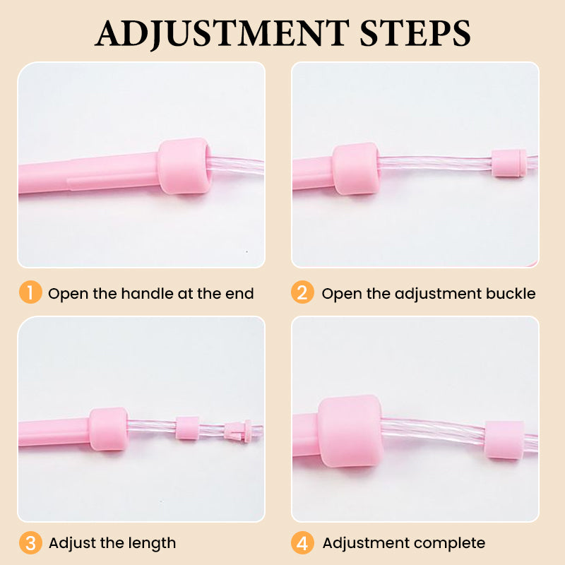 🕹️ KJØP 2, GRATIS 1! 🎉 LED hoppetau – 3 lysmoduser, justerbar lengde og sklisikker ✨📦