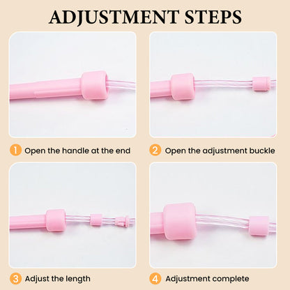 🕹️ KJØP 2, GRATIS 1! 🎉 LED hoppetau – 3 lysmoduser, justerbar lengde og sklisikker ✨📦