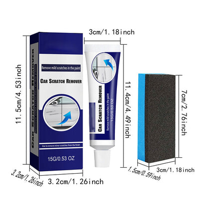 Fjerner riper i bilen