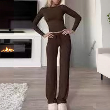 Damesett med 2 deler, topp og bukser