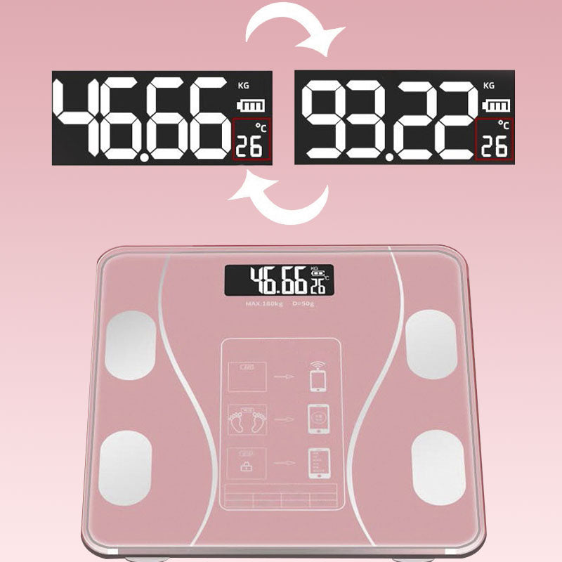⏳SISTE DAGS SALG 48% RABATT🔥Smart BMI digital trådløs vekt med LCD-skjerm
