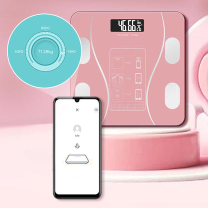 ⏳SISTE DAGS SALG 48% RABATT🔥Smart BMI digital trådløs vekt med LCD-skjerm