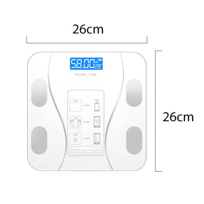 ⏳SISTE DAGS SALG 48% RABATT🔥Smart BMI digital trådløs vekt med LCD-skjerm