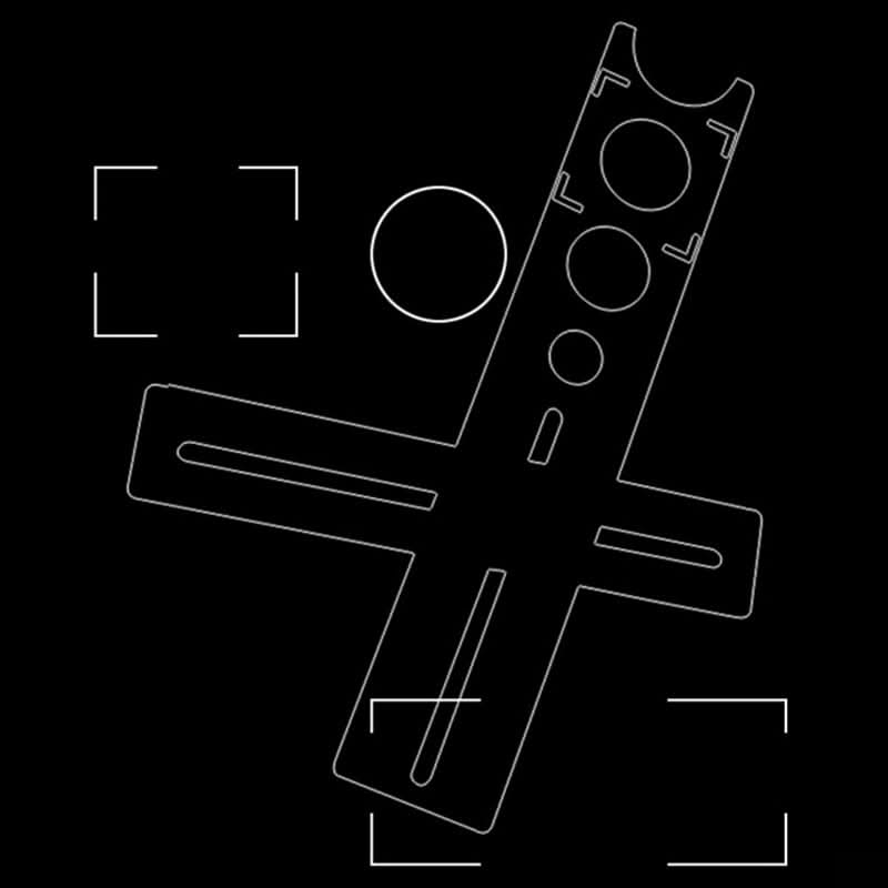 Bærbar hullfinner for keramiske fliser