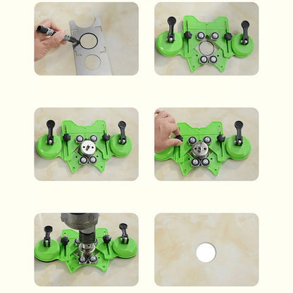 Bærbar hullfinner for keramiske fliser