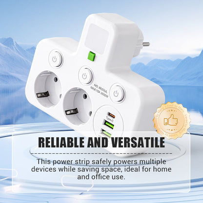 Smart strømskinne med USB-porter