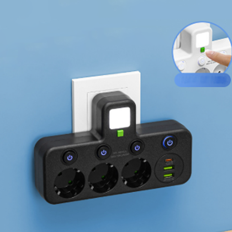 Smart strømskinne med USB-porter