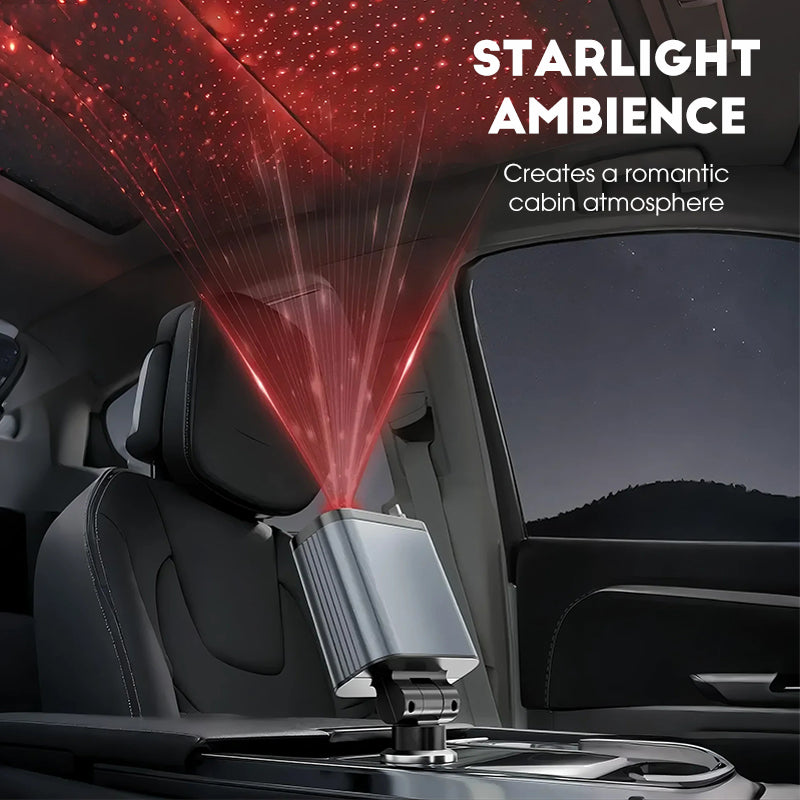 ✨ Superrask 4-i-1 bilopplader 90 W – med oppbevarbare kabler og stemningsfull stjernebelysning 🚗🌌