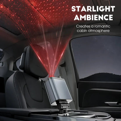 ✨ Superrask 4-i-1 bilopplader 90 W – med oppbevarbare kabler og stemningsfull stjernebelysning 🚗🌌