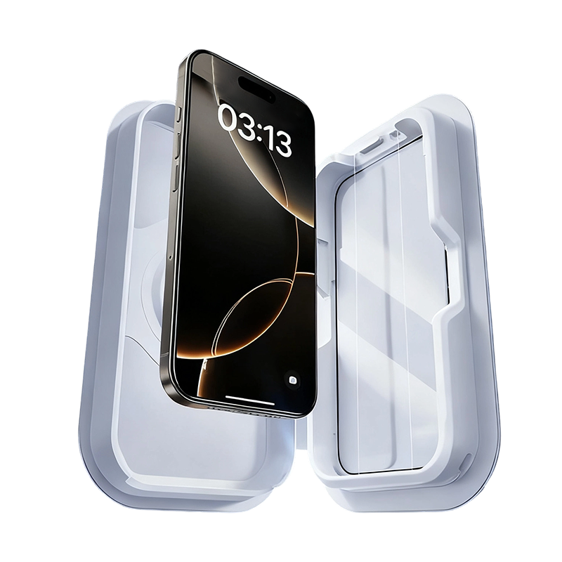 📱Fulldekkende HD og anti-kikking iPhone skjermbeskytter