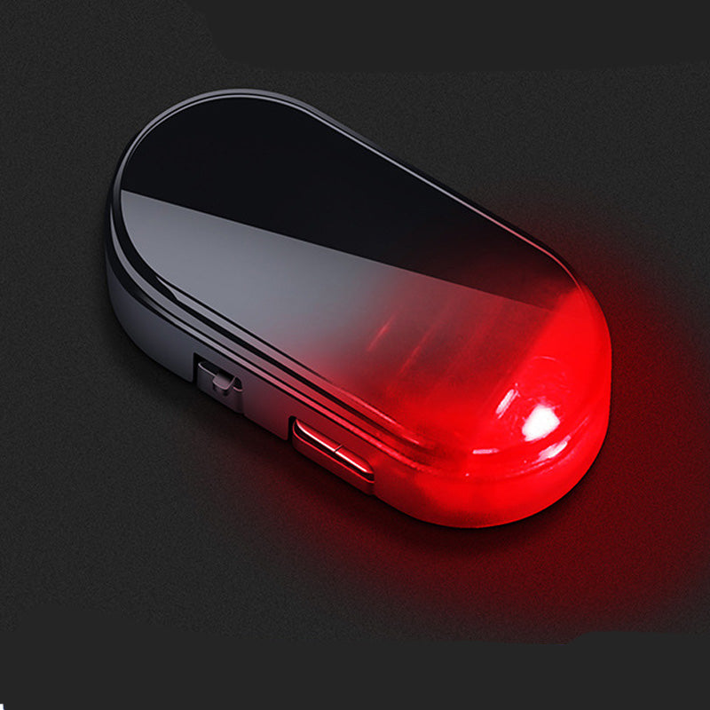 🥳2026 VARMT SALG 🚗🌞 Solcelledrevet billys mot tyveri – solcelledrevet + USB-ladet, blinker automatisk om natten. Realistisk LED-lys etterligner aktiv alarm – avskrekker tyver uten kabling. Varmebestandig, festes og kjøres! 🛡️💡