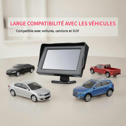 Én skjerm, to visninger. 🚗✨ HD-underholdningsskjerm i bilen din. 🎬📱