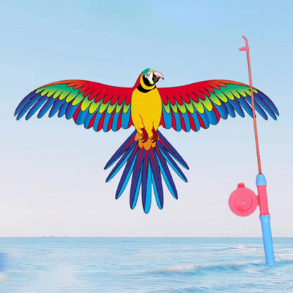 🎣🪁Innovative fiskestangdrager✨✨Lett å kontrollere, endeløs utendørsmoro for barn!
