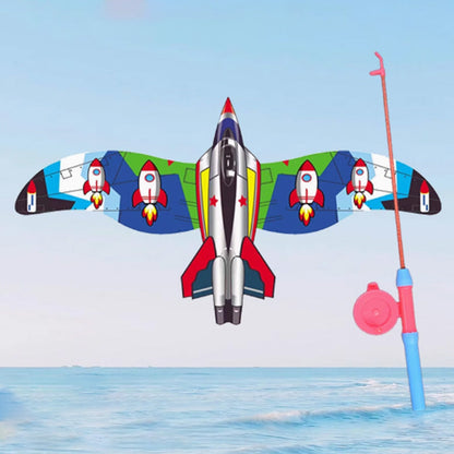 🎣🪁Innovative fiskestangdrager✨✨Lett å kontrollere, endeløs utendørsmoro for barn!