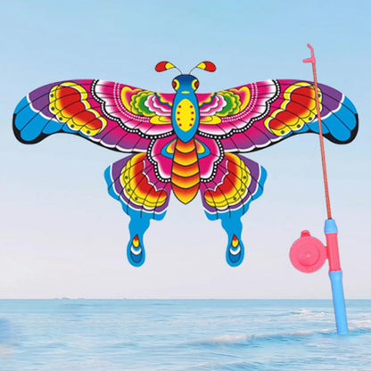 🎣🪁Innovative fiskestangdrager✨✨Lett å kontrollere, endeløs utendørsmoro for barn!