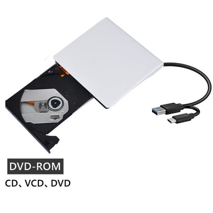 💿Ingen diskstasjon på den bærbare datamaskinen din? Nå har du det! Ekstern CD/DVD-brenner 48 % RABATT📀