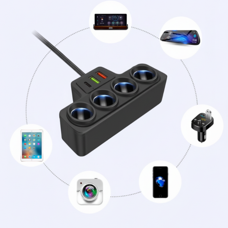 🔥Hot Sale Offers-7-i-1 sigarettenneradapter -120W effekt!⚡