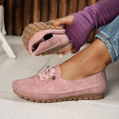 Komfortable, uformelle loafers for kvinner